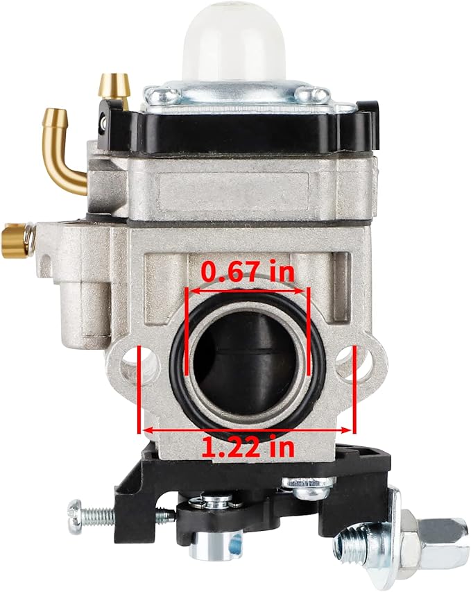 Pro PR46BT Carburetor for Poulan Pro PR46BT PR48BT 46cc 48cc Gas Backpack Blower BP400 BP402 Blower Carburetor for RedMax EB7000 EB7001 EB4300 EB4400 EB4401 Leaf Blower Parts