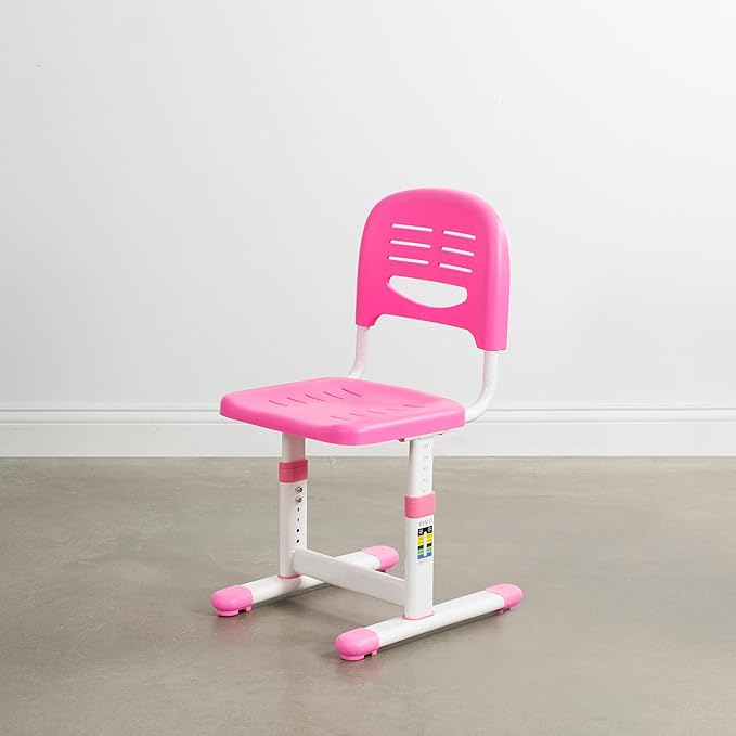 VIVO Height Adjustable Kids Desk Chair, Chair Only, Designed for Interactive Workstation, Universal Children's Ergonomic Seat, Pink, DESK-V201P-CH
