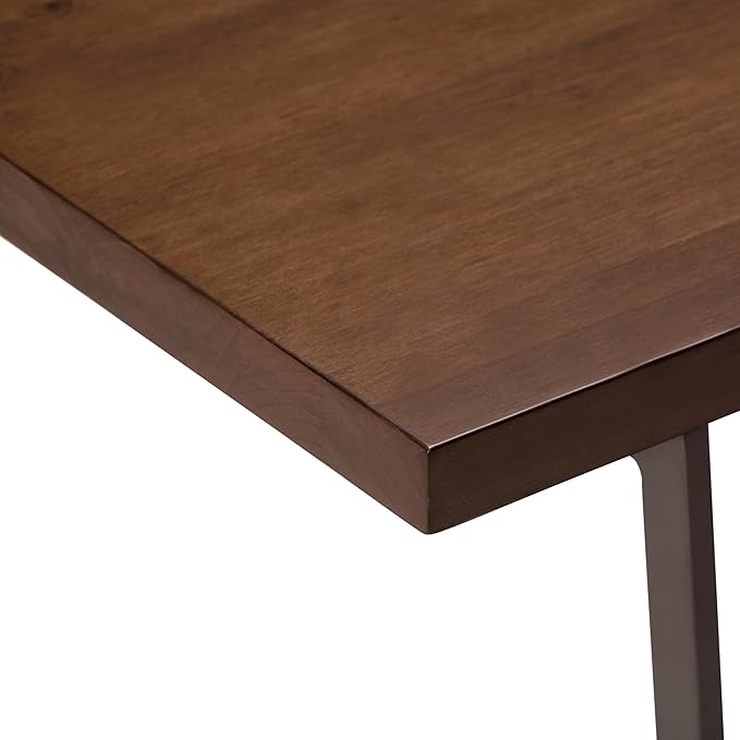 SIMPLIHOME Ryder SOLID WOOD and Metal 66 inch Wide Home Office Desk, Writing Table, Workstation, Study Table Furniture in Natural Aged Brown