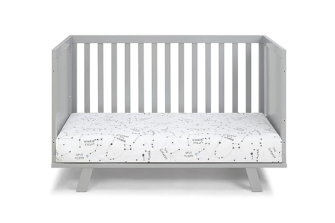 Suite Bebe Livia Convertible Crib in Gray & Gray