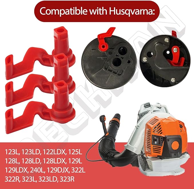 DECKMAN 576594801 Choke Levers Part for Blower EBZ7500, EBZ8500, RedMax, Echo, Husqvarna 570BTS, 570BFS, 580BTS, 580BF,S EBZ7500, EBZ8500 Blower, Stihl FS110, FS110R FS55RC Trimmer 3 Pack
