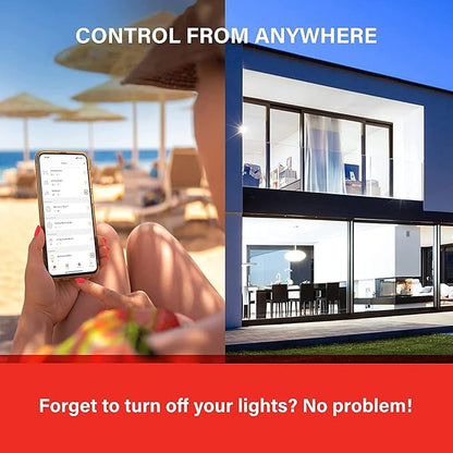 Sengled Smart Light Bulbs, WiFi Light Bulbs, Alexa Light Bulb, Smart Bulbs that Work with Alexa & Google Assistant, A19 Daylight (5000K) No Hub Required, 800LM 60W Equivalent High CRI>90, 2 Pack