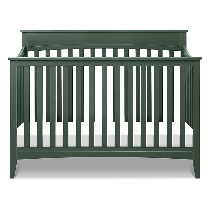 DaVinci Grove 4-in-1 Convertible Crib in Forest Green, Greenguard Gold Certified