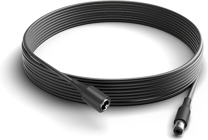 Philips Hue 16-Foot Extension Cable for Philips Hue Play Light Bar, Black - 1 Pack - Power Supply Not Included