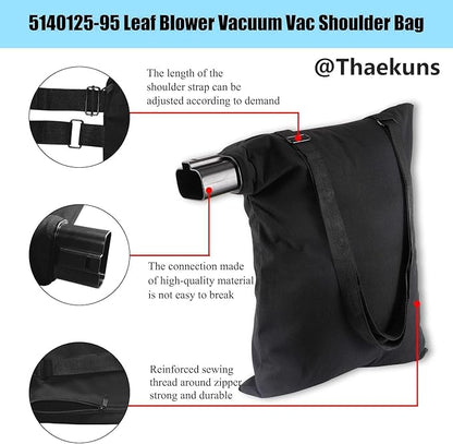 5140125-95 Shoulder Bag, Leaf Blower Vacuum for Black & Decker BV3100