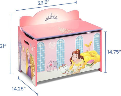 Delta Children Deluxe Toy Box, Disney Princess