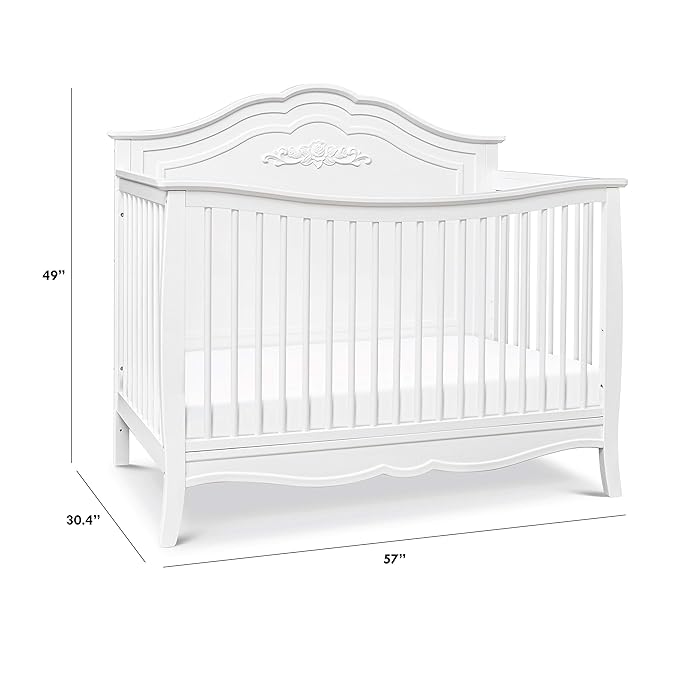 DaVinci Fiona 4-in-1 Convertible Crib in White, Greenguard Gold Certified