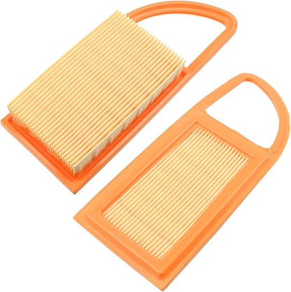 FitBest 2 Pack Air Filter for Stihl Backpack Blower BR500 BR550 BR600 BR700 replaces Part# 4282 141 0300 Pack of 2 Orange