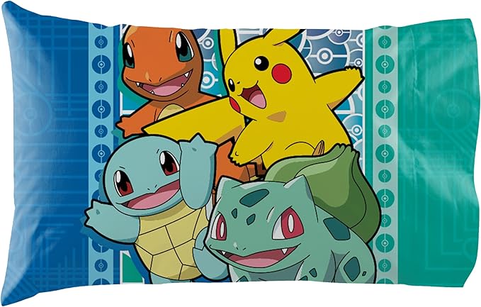 Northwest Pokemon Bed in a Bag Set, Twin, First Starters