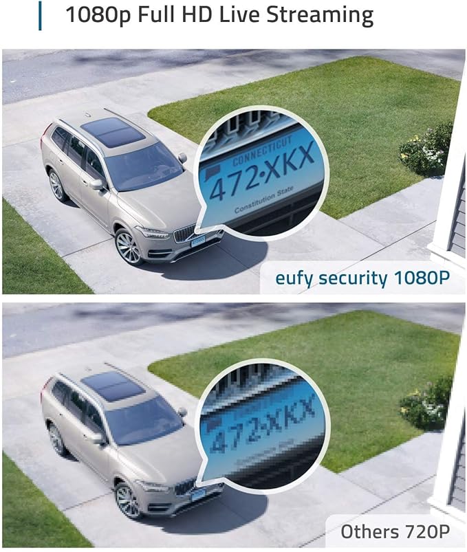 eufy Security, eufyCam 2C 3-Cam Kit with Solar Panel 2W, Security Camera Wireless Outdoor, Home Security System, HomeKit Compatibility, 1080p HD, IP67, Night Vision, Motion Only Alert, No Monthly Fee