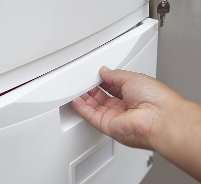 Storex 61316U01C File Cabinet, 1-Pack, White