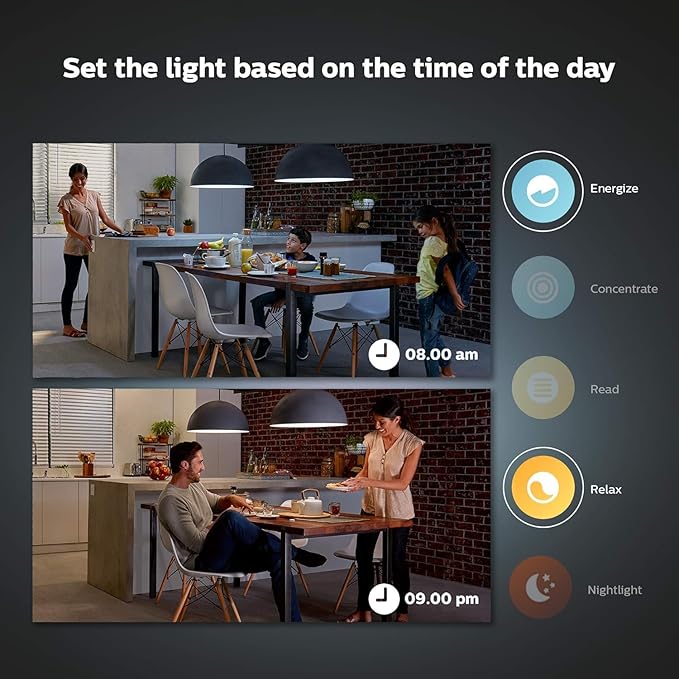 Philips Hue Wireless Smart Light Switch Button, White - 1 Pack - Portable and Battery Powered - Smart Home Control - Requires Hue Bridge - Easy, No-Wire Installation