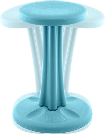 Kore Kids Pre-Teen Wobble Chair - Flexible Seating Stool for Classroom, Home & School, ADD/ADHD - Made in The USA - Age 10-11, Grade 5-6, Pale Blue (18.7in)