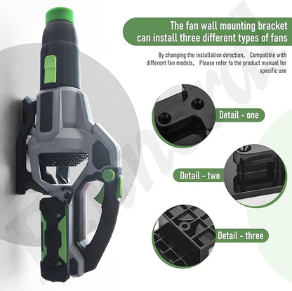 Leaf Blower Wall Mount & Battery Holders Compatible with EGO Leaf Blower, Blower Wall Mount Use for EGO 530 615 650 CFM LB5300 Blower and Battery Mounts for EGO 54v Batteries