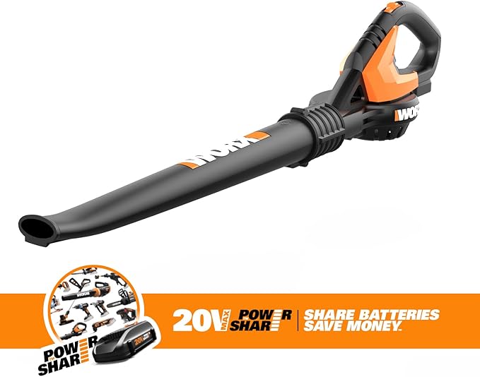 Worx WG545.9 20V Work Air Lithium Multi-Purpose Blower/Sweeper/Cleaner Tool ONLY