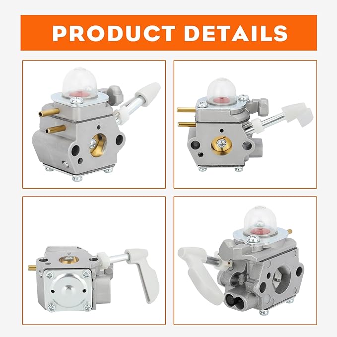 Hipa 26B 26CC Carburetor Compatible with Homelite 26B Blower UT09526 Carburetor Homelite Replace 308054114 308054075 Leaf Blower