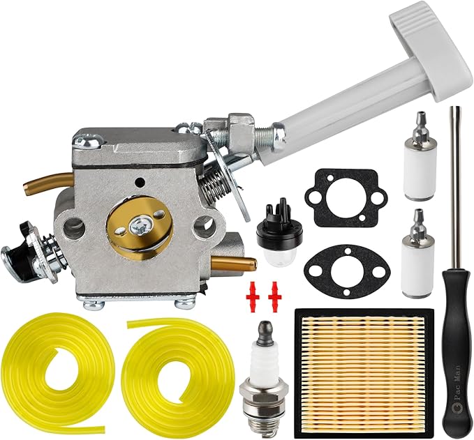 BP42 Carburetor for Ryobi BP42 Backpack Blower RY08420 RY08420A RY42BPEMC RY42WB Leaf Blower 308054093 308054079 with Air Filter Kit