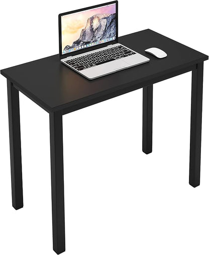 SogesGame Small Computer Desk, 31.5 inches Small Office Desk Computer Table Study Writing Desk Workstation for Home Office, Black