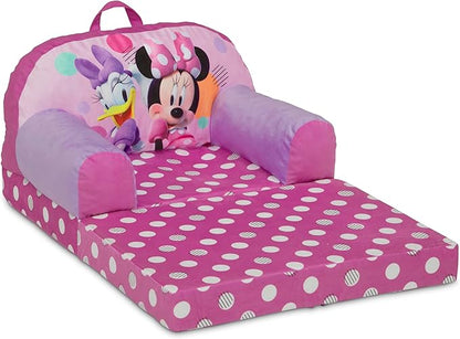Delta Children Cozee Buddy Flip-Out Kids Chair, Minnie Mouse