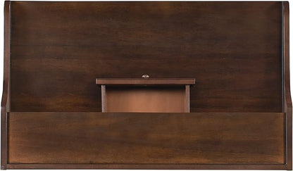 Linon Mable Folding Desk, Walnut