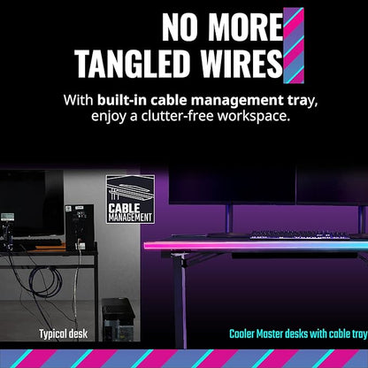 Cooler Master GD120 ARGB PC Desk, Gaming Table