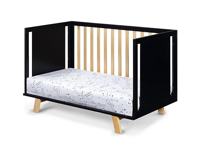 Suite Bebe Livia Convertible Crib in Black & Natural