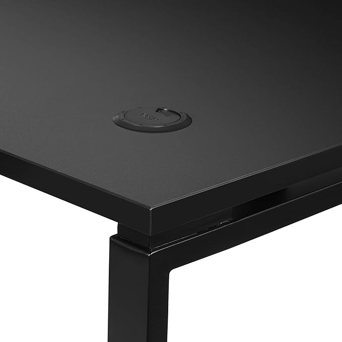OSP Home Furnishings Prado Home Office Writing Desk, 48 Inches 30 Inches, 48-inches Wide x 30-inches High, Black