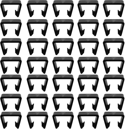 30 PCS Outdoor Furniture Clips, Patio Furniture Fasteners Outdoor Furniture Clips Wicker for Home, Patio and Outdoor Furniture, Black