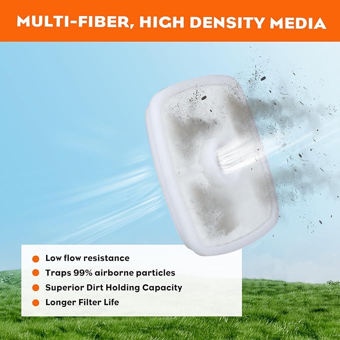 HIPA PB-200 Air Filter Tune Up Kit for ECHO Blower PB200 PB2100 ES-210 ES210 ES2100 PB201 ES2400 ES211 PB2455 PB2155 SHC211 SHC212 SHC1700 SHC210 SHC2100 Hedge Clipper