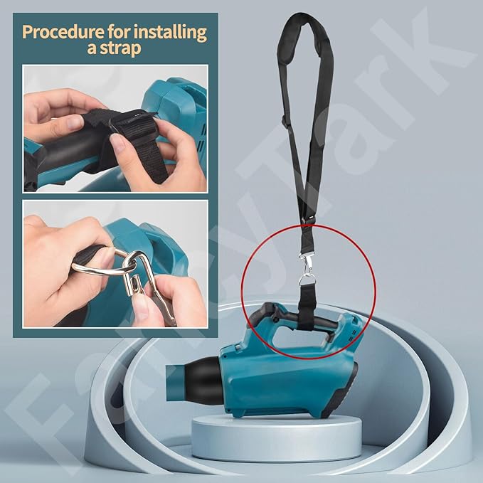 Car Drying Nozzle for Makita 18V LXT Leaf Blower - Fits Model: XBU03Z, XBU03SM1, DUB184Z, DUB184ST, DUB184PT, DUB184PT2 - with Protective Silicone Sleeve