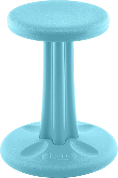 Kore Kids Junior Wobble Chair - Flexible Seating Stool for Classroom, Elementary School, ADD/ADHD - Made in The USA - Junior- Age 8-9, Grade 3-4, Pale Blue (16in)