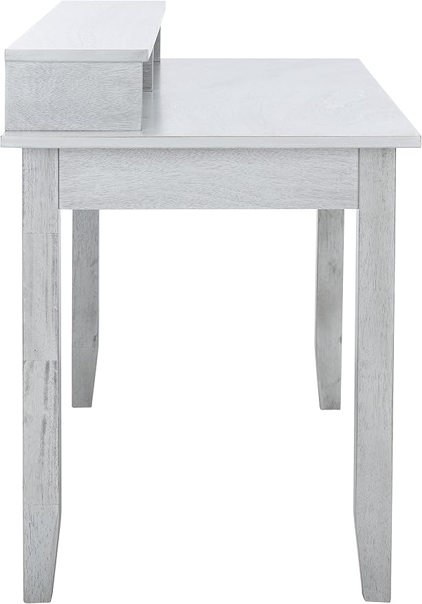 SAFAVIEH Home Collection Winsome Dark Grey 2-Drawer Office Living Room Bedroom Study Foyer Writing Desk DSK1402B, 0