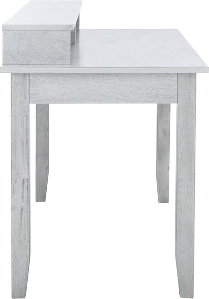 SAFAVIEH Home Collection Winsome Dark Grey 2-Drawer Office Living Room Bedroom Study Foyer Writing Desk DSK1402B, 0