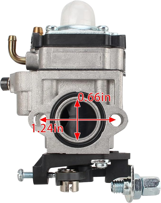 Carbhub 967086901 Carburetor for Poulan Pro PR46BT PR48BT BP400 PR2322 BP402 967086901 150032738 530058436 Eskimo Mako M43 M43Q8 Viper 43cc Engine Southland SCV43 SEA43 Earth Auger Carb 62100-81010