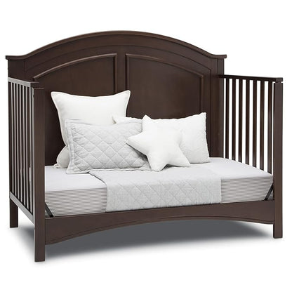 Delta Children Perry 6-in-1 Convertible Crib - Greenguard Gold Certified, Walnut Espresso