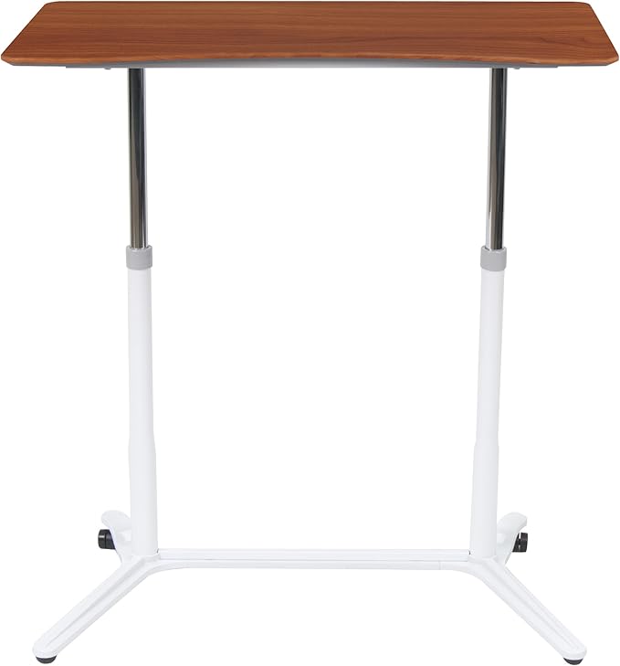 Calico Designs 51231 Sierra Height Adjustable Desk, White/Cherry, 37.5 Inch