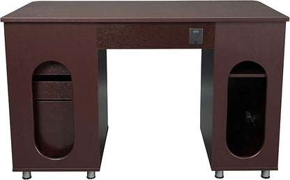 NicBex Laik-DW-00044-DX Desks, 47.5" W x 23.5" D x 30" H, Chocolate