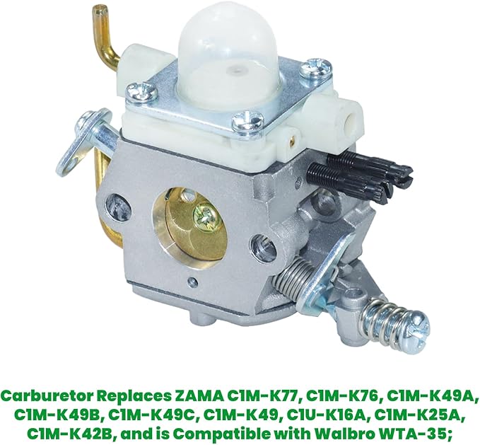C1M-K77 Carburetor with 15660108361 Ignition Module Replaces C1M-K76, C1M-K49A, C1M-K49, C1U-K16A for Echo PB403H, PB403T, PB413H, PB413T, PB610, PB620, PB620, PB620H, PB620ST Backpack Blower