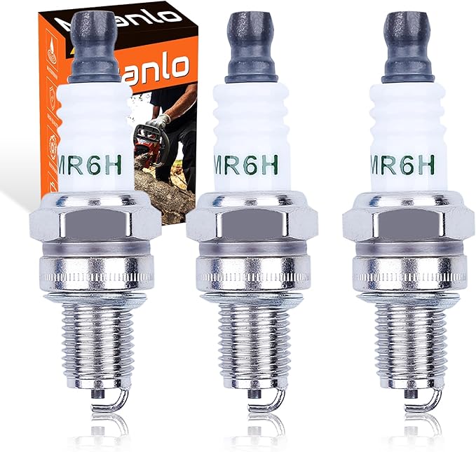 Spark Plug for Husqvarna 130BT 150BT 170BF 170BT 180BF 180BT 350BF 350BT 360BT 370BTS 380BFS 380BTS 560BFS 570BFS 570BTS 426LST 233RJ 243R 253R Backpack Blower Trimmer
