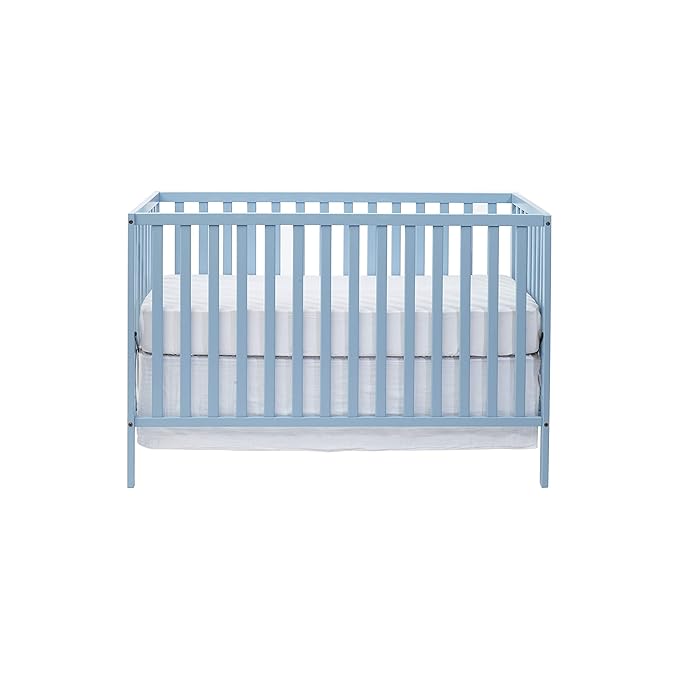 Suite Bebe Palmer 3 in 1 Convertible Crib - Quick Ship, Baby Blue
