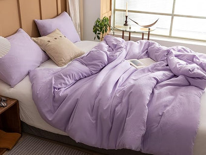 ROSGONIA California King Comforter Set Lavender, 3pcs (1 Boho Purple Cal King Comforter & 2 Pillowcases), All Season Bedding Bedspread Blanket Quilts
