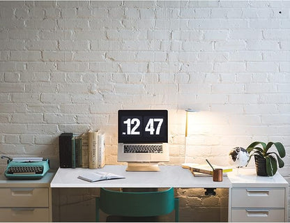 Kaboon Universal Tabletop 55"x23.62", Solid One-Piece Melamine Table Top, Double Desk L-Desk DIY, Home and Office Countertop, White Rock