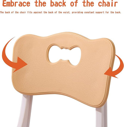 Kids' Desk Chairs Adjustable Height is Suitable for Children's Chairs Used in Families, Schools and Day-Care Between 2-10 Years Old The Max Bearing Capacity is 220LB(4PCS-Beige)