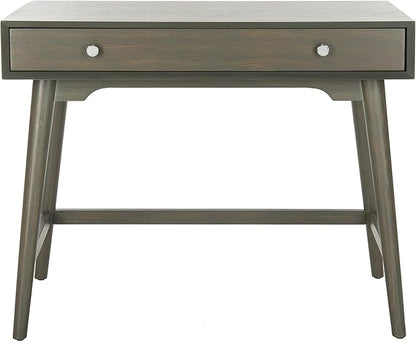 Safavieh Home Office Isadora Mid-Century Modern Ash Grey 1-drawer Desk