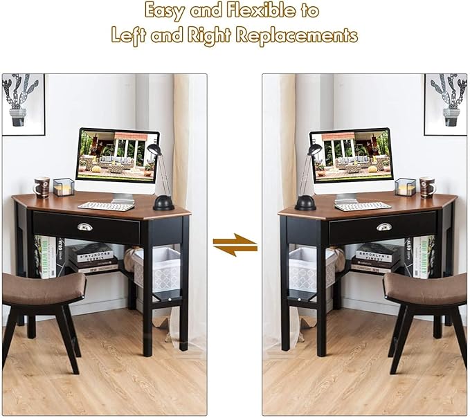 Corner Desk, Coffee
