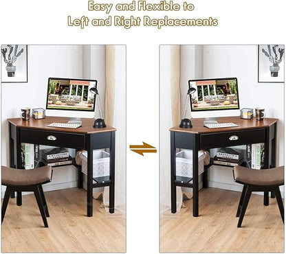 Corner Desk, Coffee