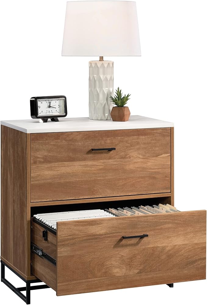 Sauder Tremont Row Lateral File, L: 15.71" x W: 27.95" x H: 29.53", Sindoori Mango