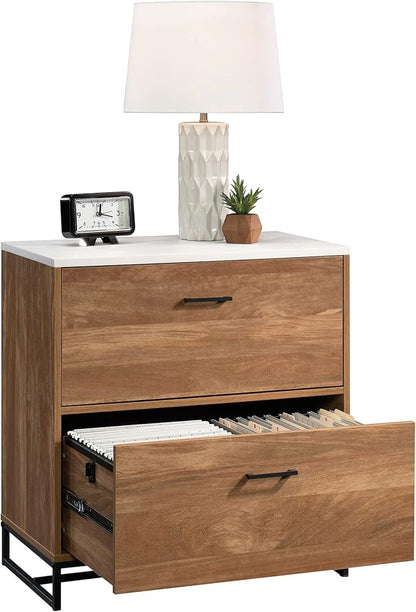 Sauder Tremont Row Lateral File, L: 15.71" x W: 27.95" x H: 29.53", Sindoori Mango