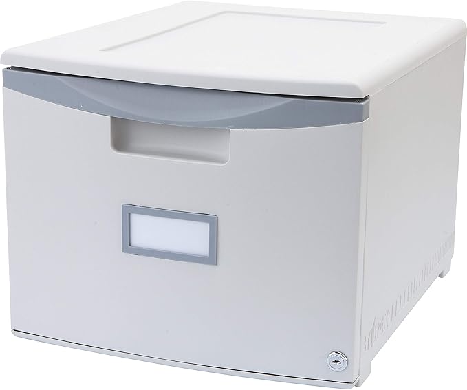 Storex 61261B02C File Cabinet, Case of 2, Gray
