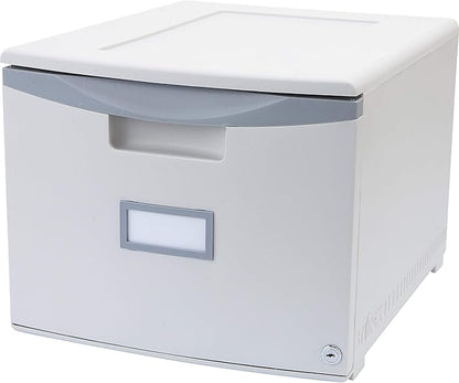 Storex 61261B02C File Cabinet, Case of 2, Gray